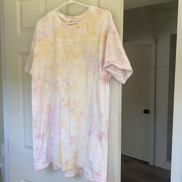 Oversized Zara Tye Dye Tshirt - Picture 1 of 2